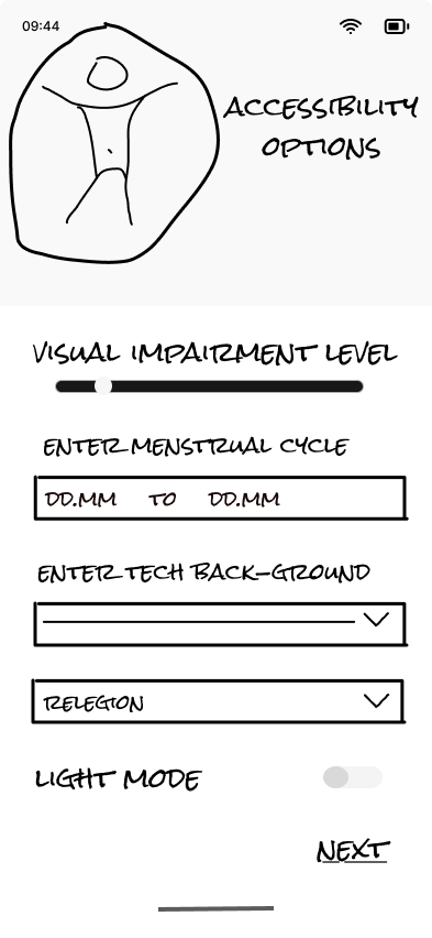 Accessibility Wireframe