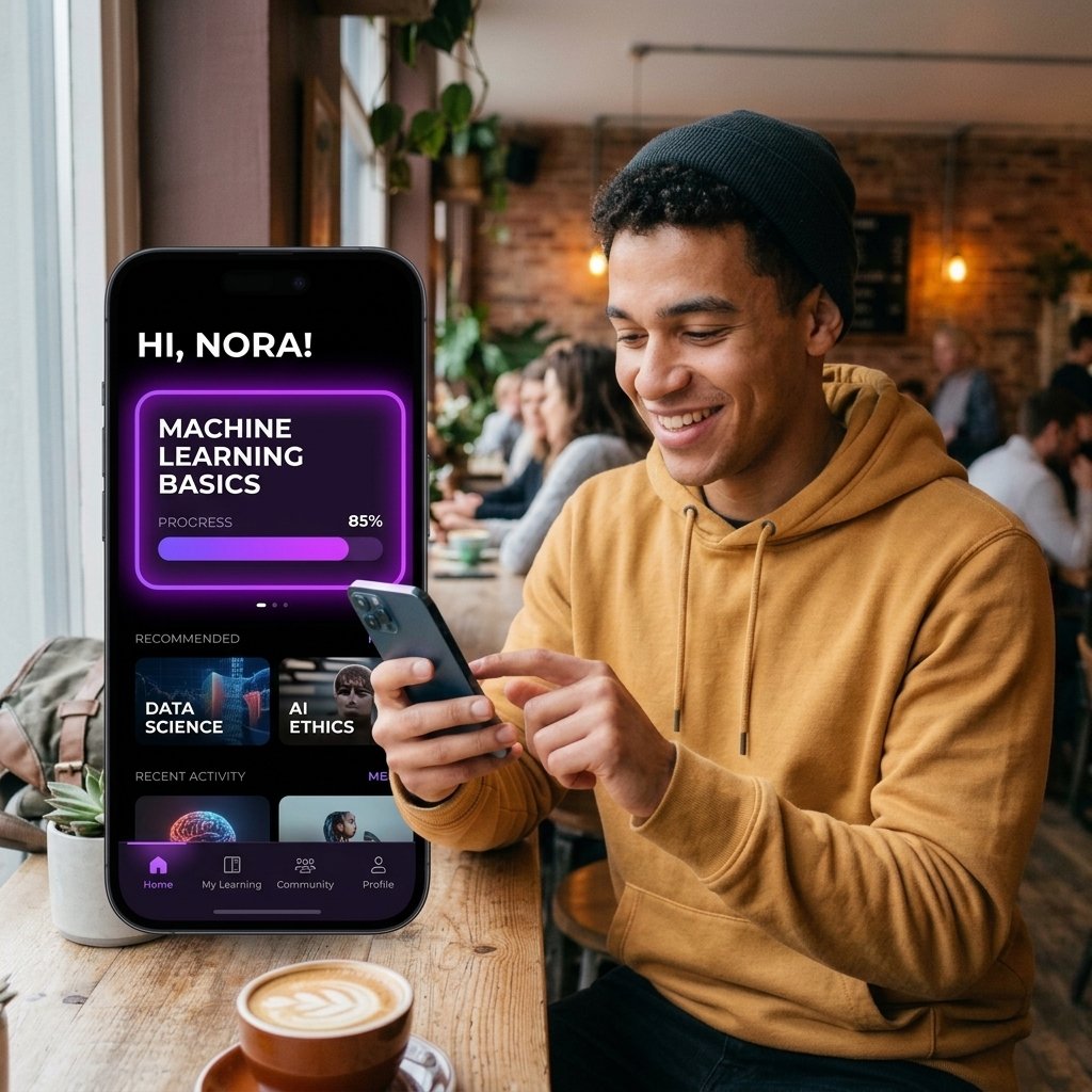 User enjoying Tech4U experience