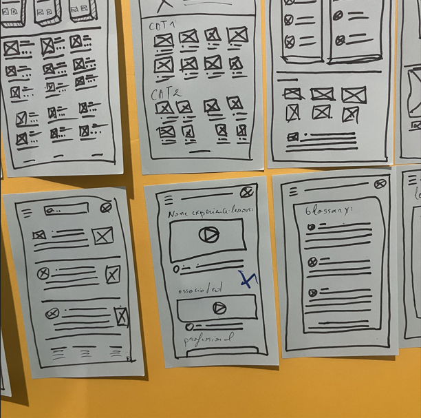 Paper Wireframe 4
